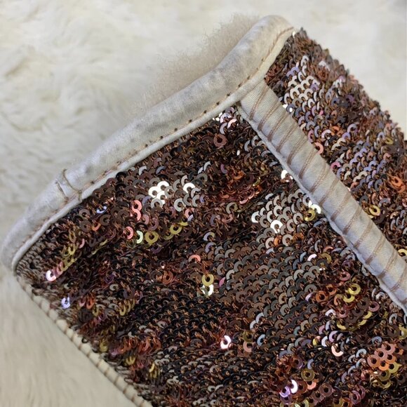 UGG 3353 Classic Short Champagne Sparkles Boots size 5 - Picture 9 of 16